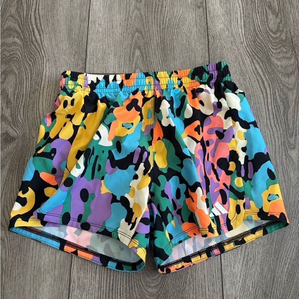 Adidas girls shorts with underwear lining NWOT